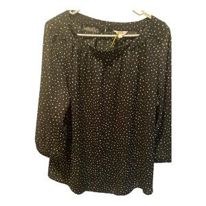 Women’s Black light Blouse Brand Size X Large in Excellent Used